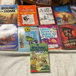 Assorted Children's Paperback Books - Colorful Covers